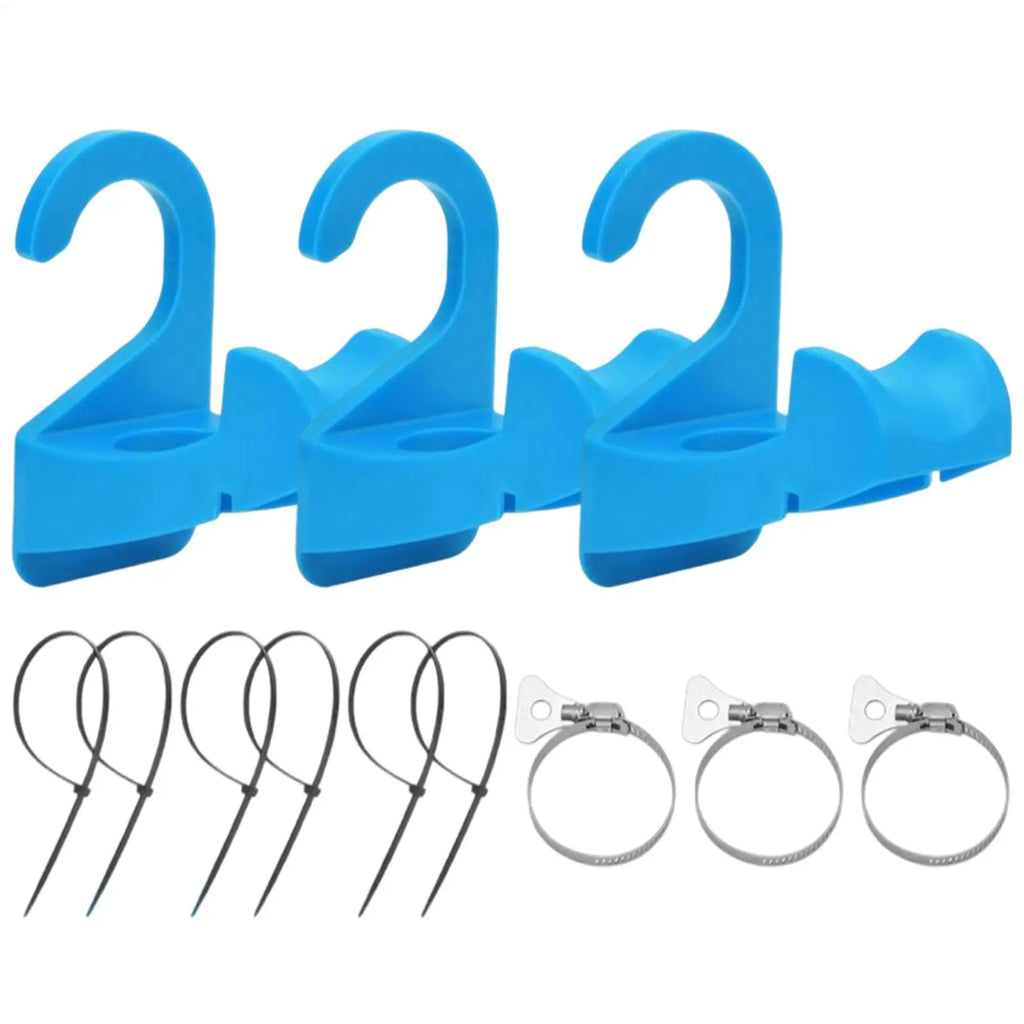 3pcs Adjustable Pool Pipe Holders For Intex Plunger Valves Secure Swimming Pool Liner Protection Kit Protection Bracket