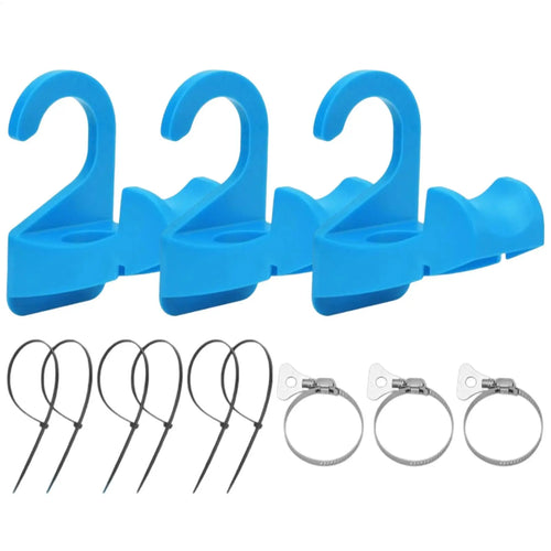 3pcs Adjustable Pool Pipe Holders For Intex Plunger Valves Secure Swimming Pool Liner Protection Kit Protection Bracket