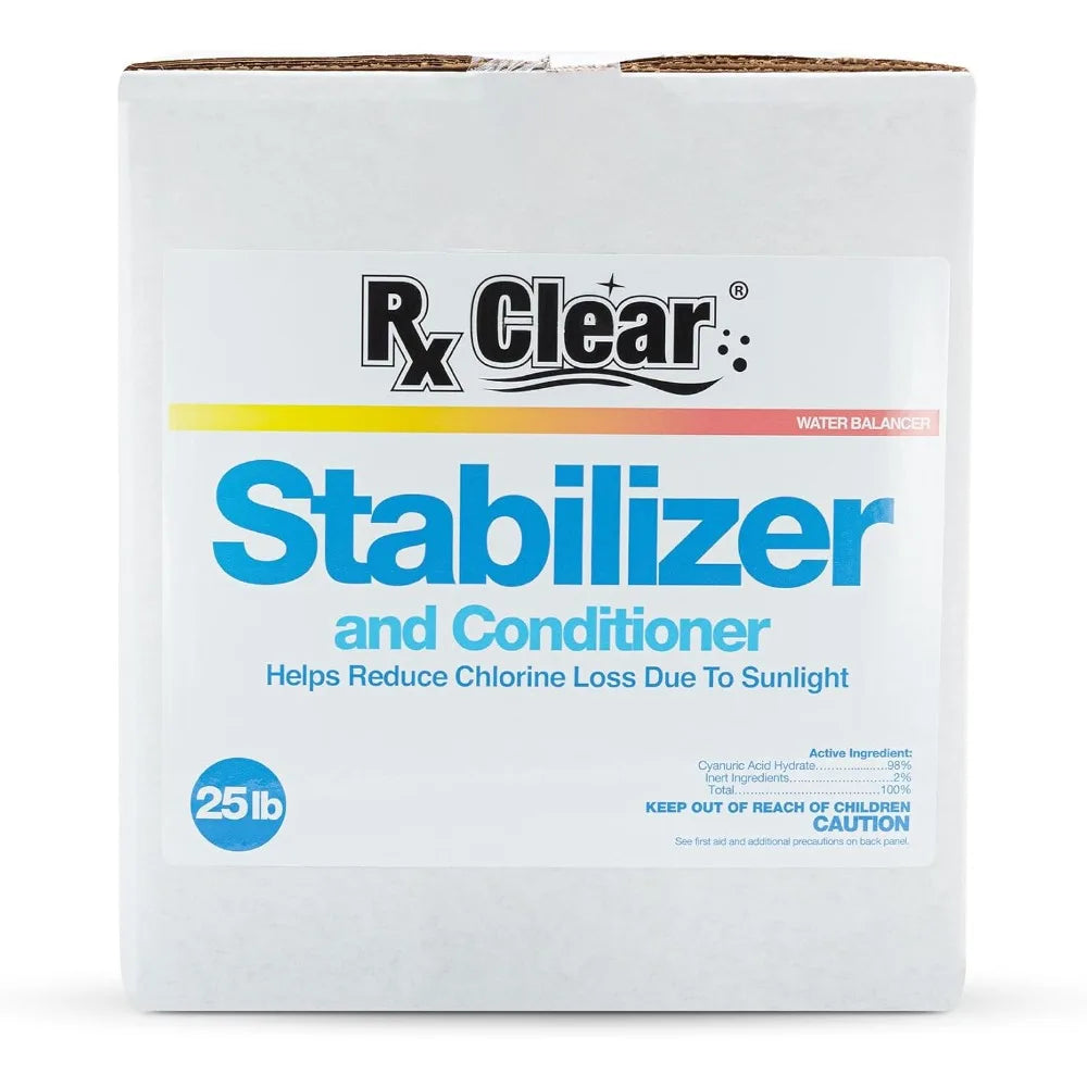 Best Selling Swimming Pool Stabilizer Conditioner Cyanuric Acid Reduces Chlorine Loss 25lbs