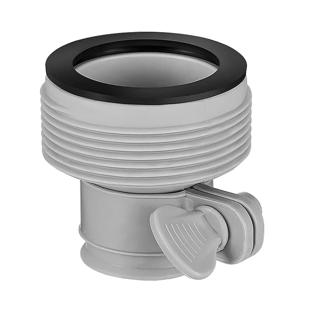 New 1.25 to 1.5 Pool Hose Adapter With Adjustment Hoop Rubber Metal Pool Hose Connector Type B Pool Filter Pumps Adapters