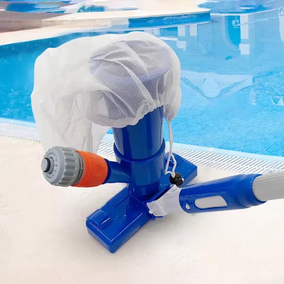 Pool Vacuum Cleaner Jet Underwater Vacuum with Brush for Pond Spa Pool Cleaning