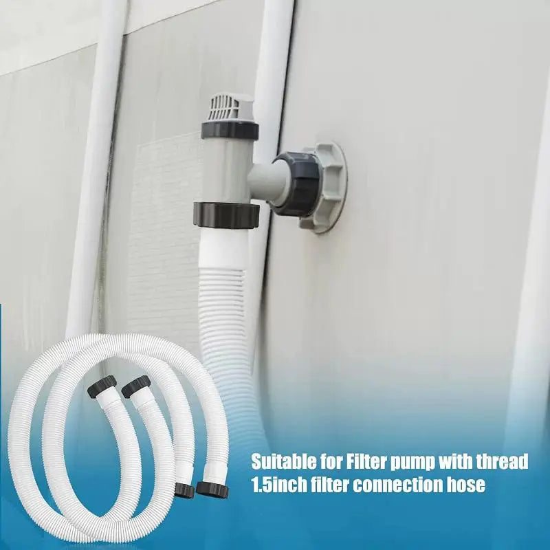 New Pool Pump Hose Filter Pump Hose Pool Pump Replacement Hose For 1.5in Diameter Pool Hose For Water Circulation Lawns