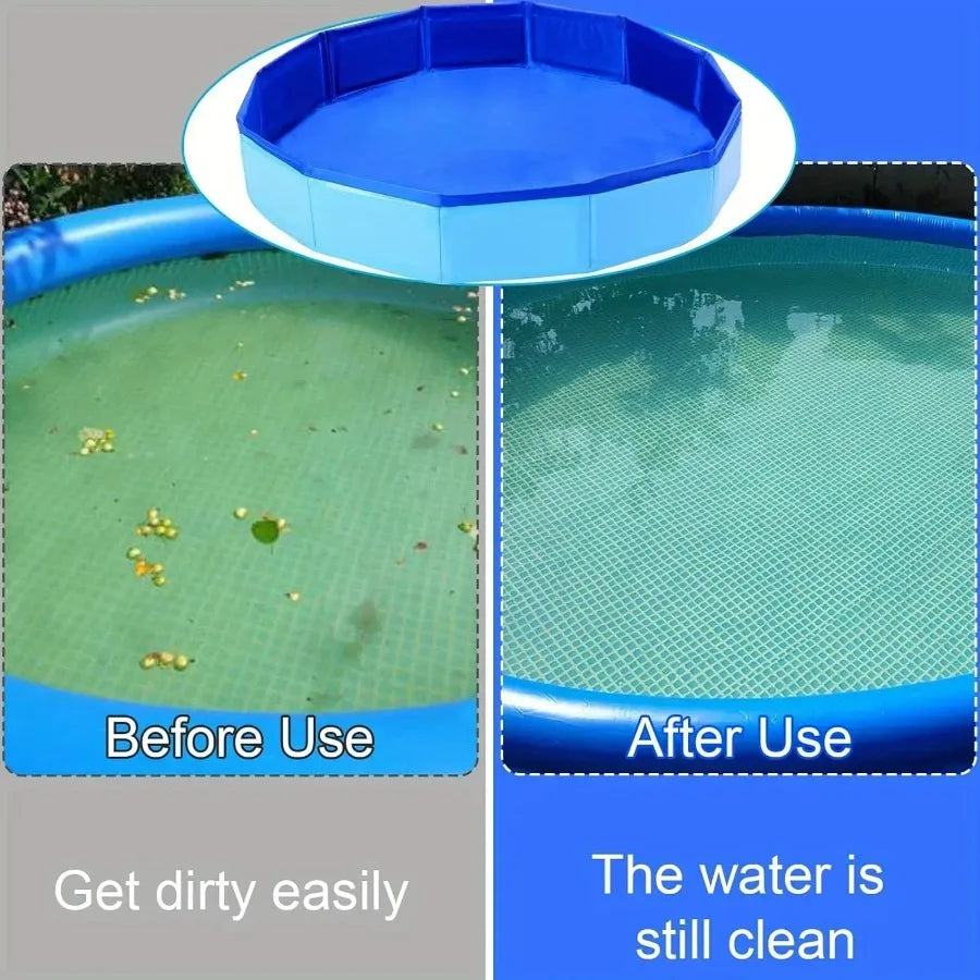 Foldable Dog Swimming Pool Pet Dog Bathing Tub Pool for Small Dogs Pet Indoor Outdoor Cool Bathing Wash Bathtub Pet Accessories