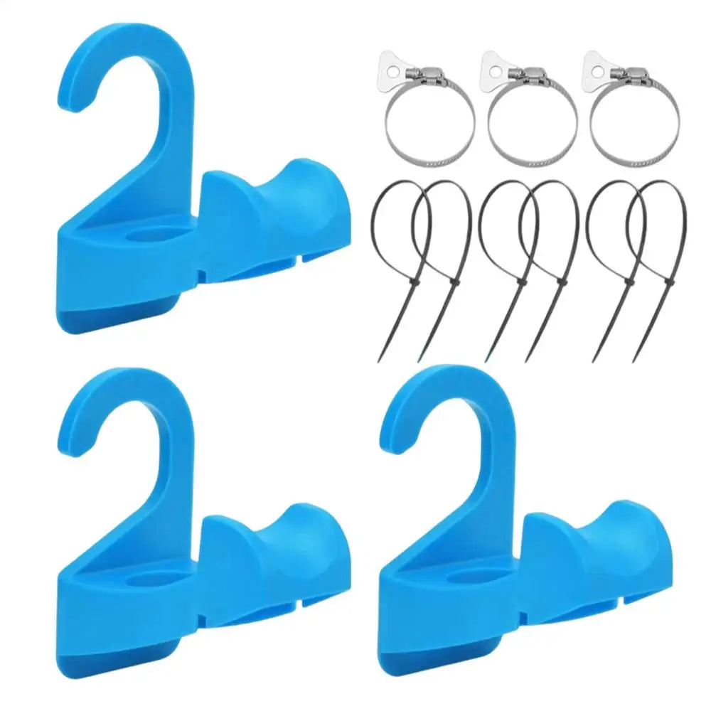 3pcs Adjustable Pool Pipe Holders For Intex Plunger Valves Secure Swimming Pool Liner Protection Kit Protection Bracket
