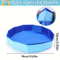 Foldable Dog Swimming Pool Pet Dog Bathing Tub Pool for Small Dogs Pet Indoor Outdoor Cool Bathing Wash Bathtub Pet Accessories